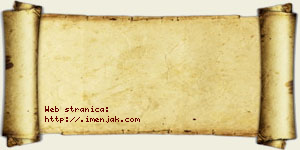 Jasmina Bodiroga vizit kartica